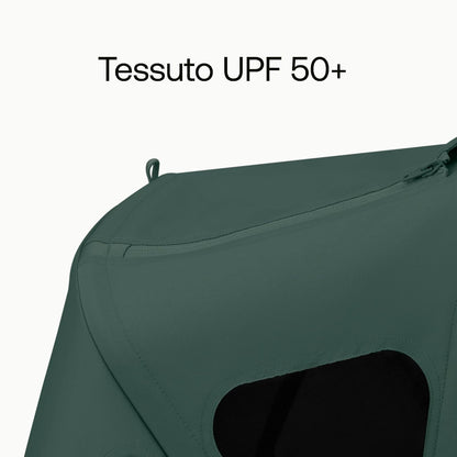 Breezy Sun Canopy with Mosquito Net for Kangaroo and Fox Strollers - Midnight Black