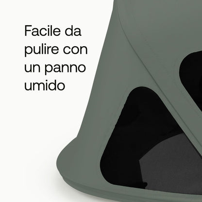 Breezy Sun Canopy with Mosquito Net for Kangaroo and Fox Strollers - Midnight Black