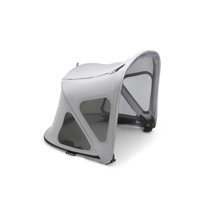 Breezy Sun Canopy with Mosquito Net for Kangaroo and Fox Strollers - Midnight Black