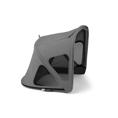 Breezy Sun Canopy with Mosquito Net for Kangaroo and Fox Strollers - Midnight Black
