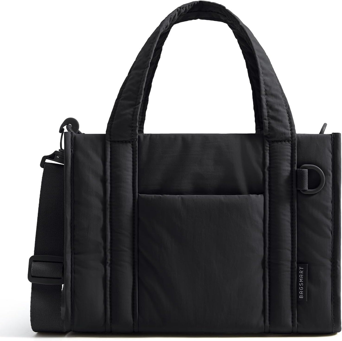 Boxy Tote Bag for Women, Crossbody Work Bag with Zipper