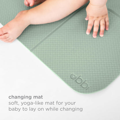 On-the-Go Diaper Changing Baby Mat, Taupe