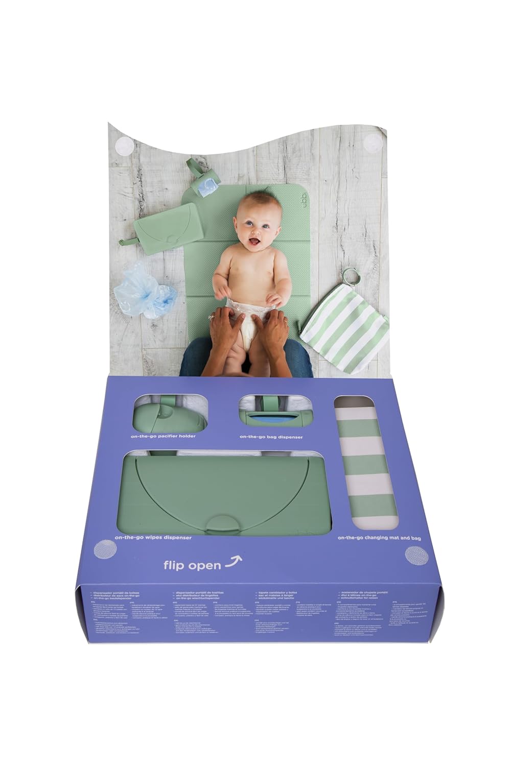 On-the-Go Diaper Changing Baby Mat, Taupe