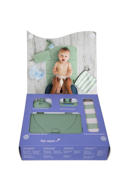 On-the-Go Diaper Changing Baby Mat, Taupe
