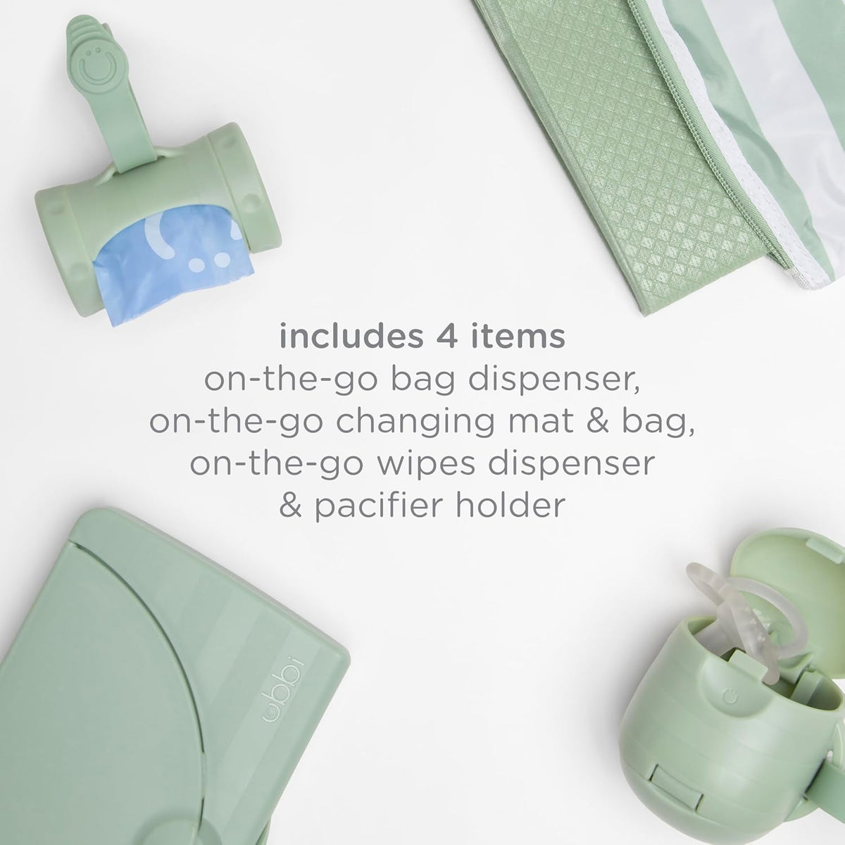 On-the-Go Diaper Changing Baby Mat, Taupe