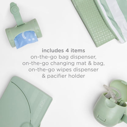 On-the-Go Diaper Changing Baby Mat, Taupe