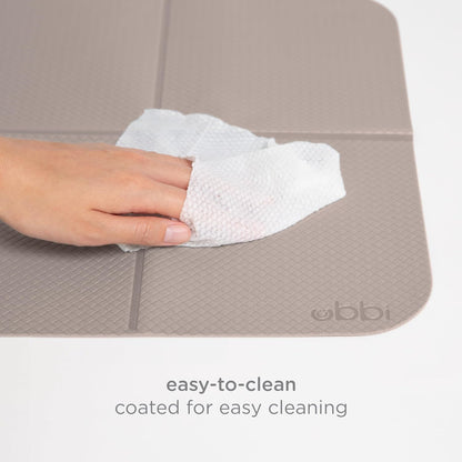 On-the-Go Diaper Changing Baby Mat, Taupe