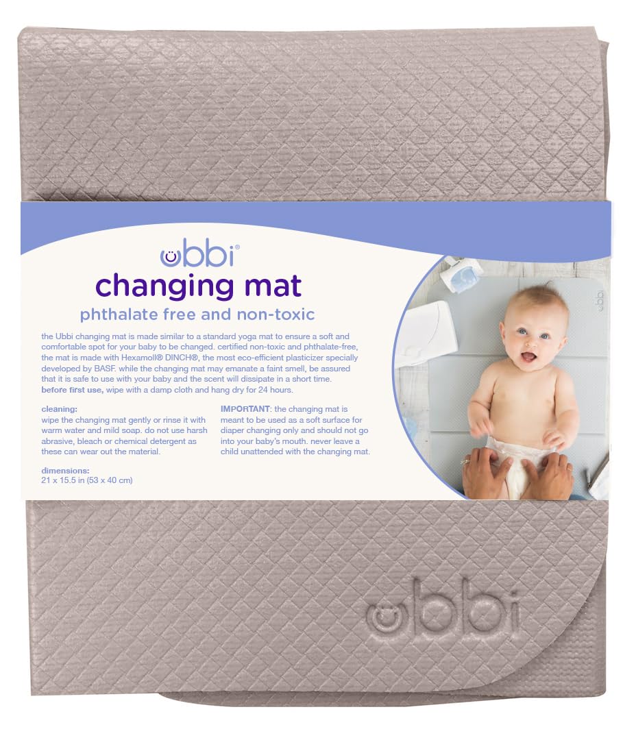 On-the-Go Diaper Changing Baby Mat, Taupe