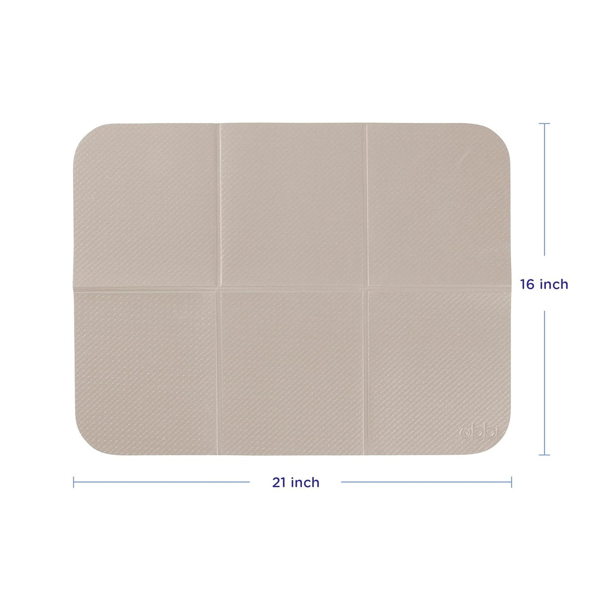 On-the-Go Diaper Changing Baby Mat, Taupe