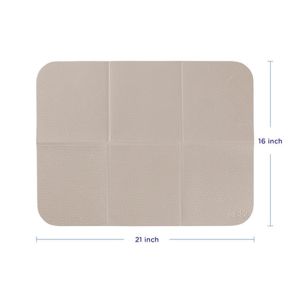 On-the-Go Diaper Changing Baby Mat, Taupe