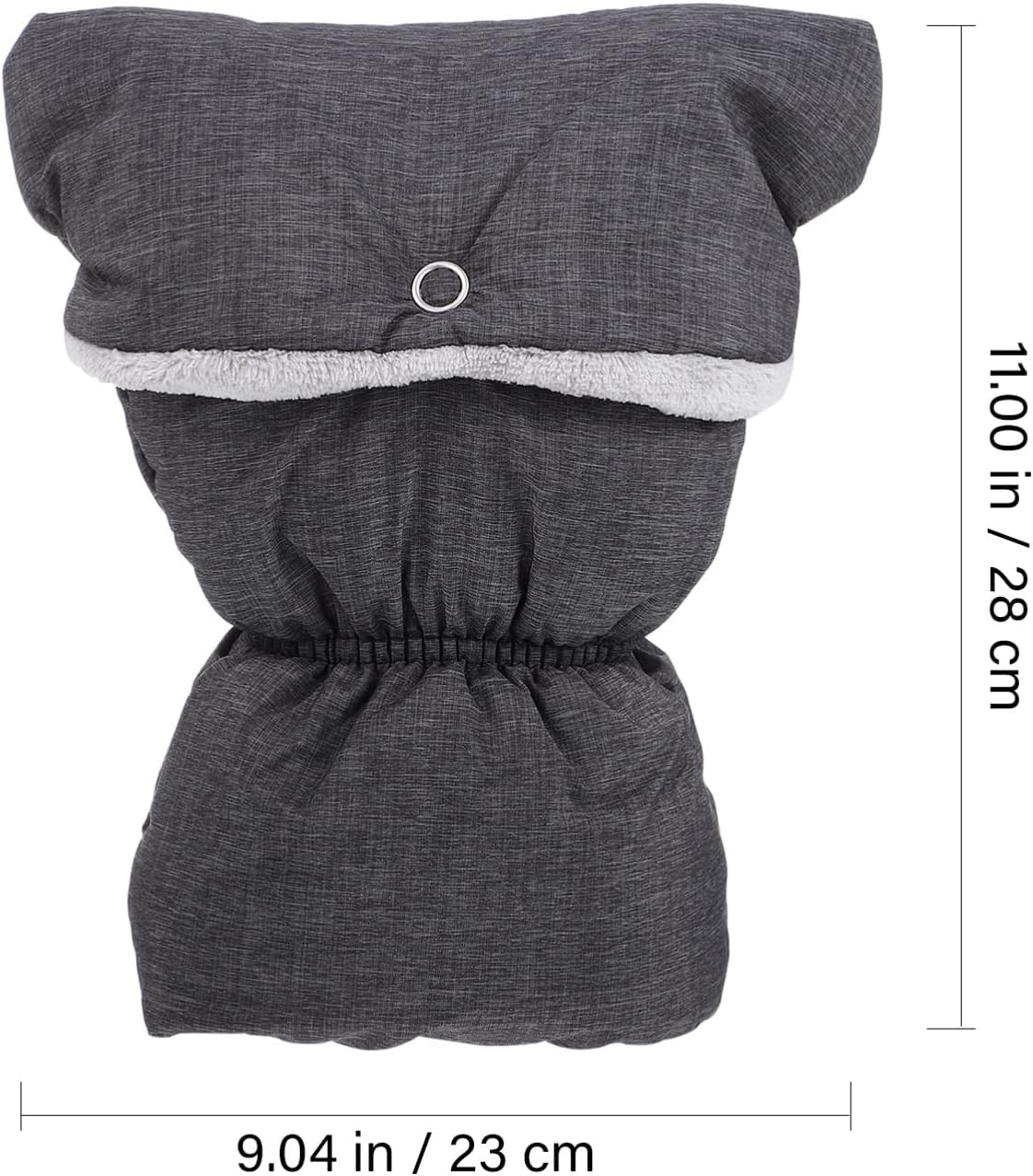 1pair Stroller Gloves Warm Fleece Hand Muffs for Parents Fit for Strollers Shopping Carts for Cold Weather Use