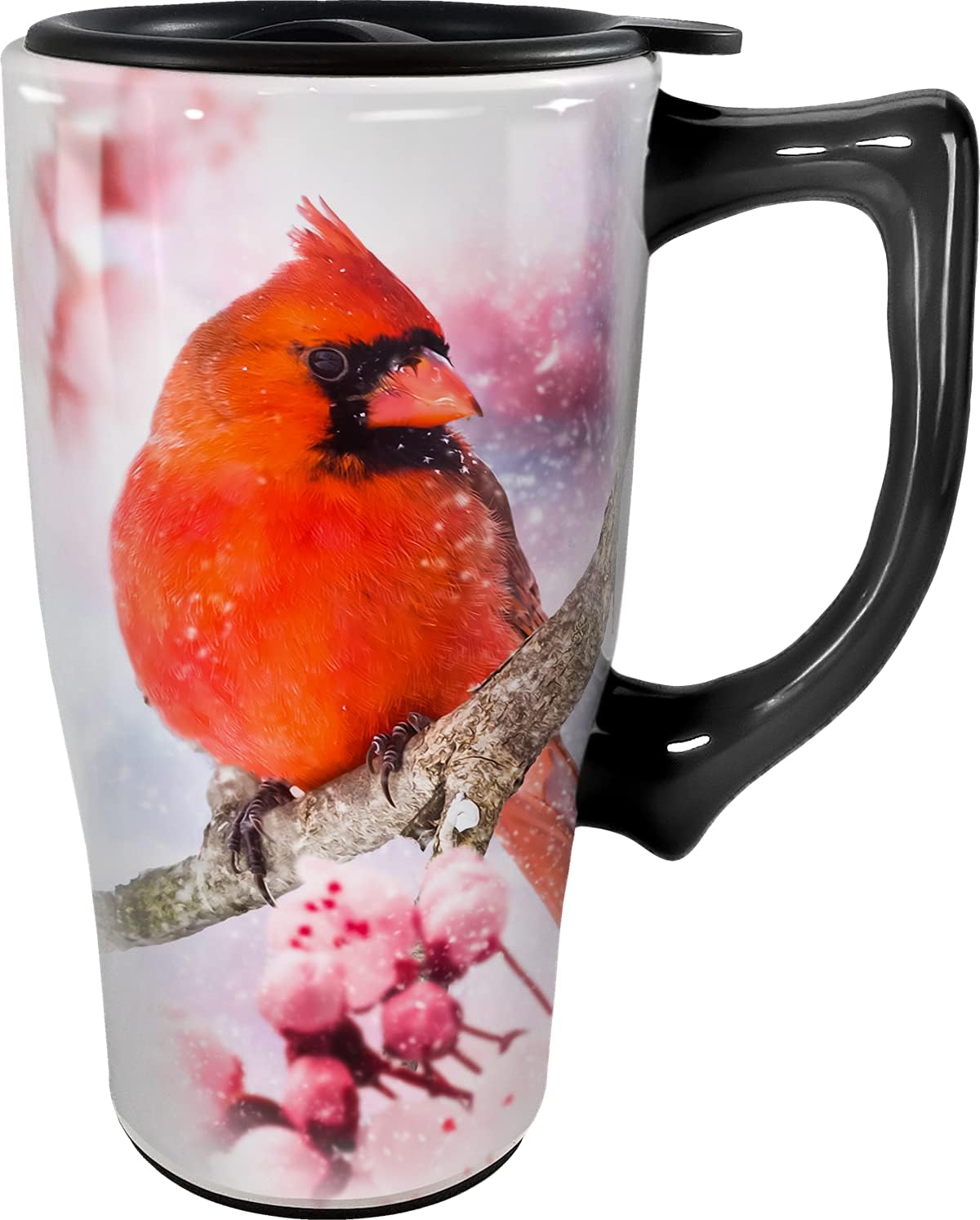 Ceramic Travel Mugs - American Flag Cup - Hot or Cold Beverages - Gift for Coffee Lovers