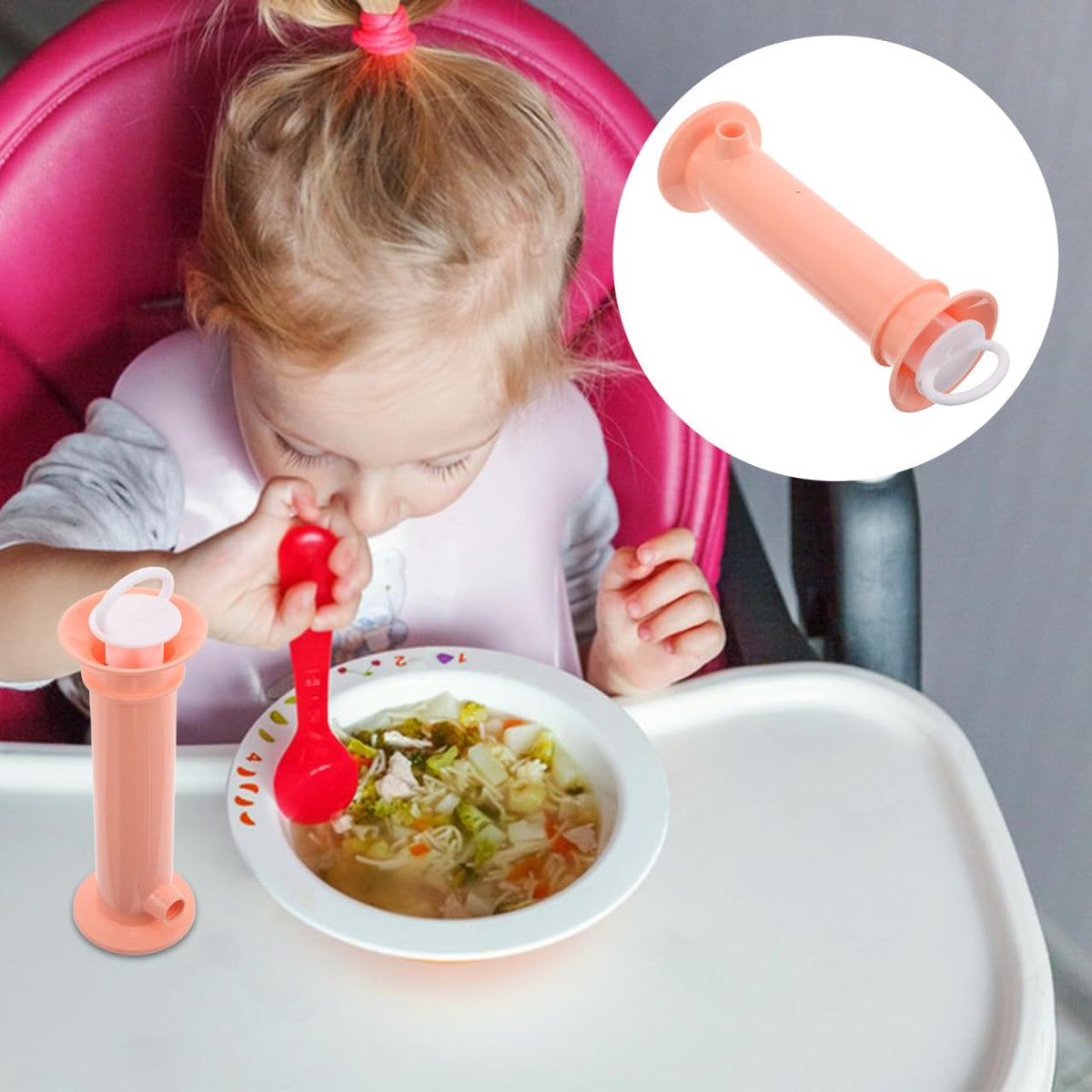 Baby Food Pouch Maker, Food Fruit Puree Dispenser Syringe Pouch Filler for Toddlers Feeding Tool Go Parents