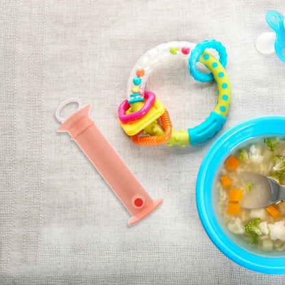 Baby Food Pouch Maker, Food Fruit Puree Dispenser Syringe Pouch Filler for Toddlers Feeding Tool Go Parents