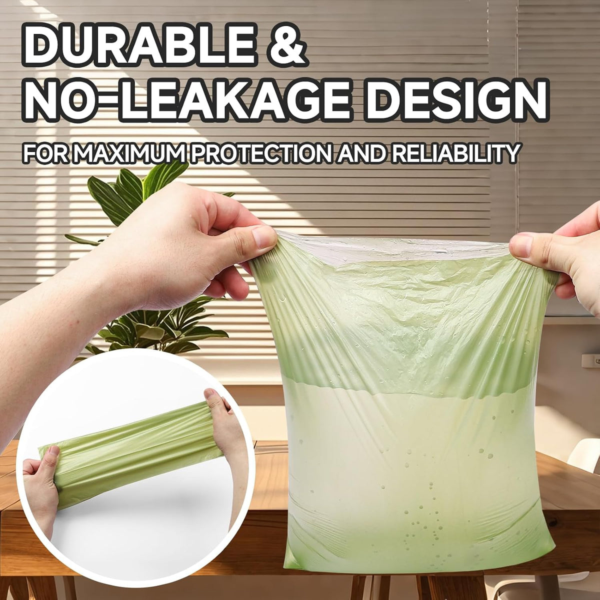 14 Rolls Waste Disposal Bags Refills Compatible with Ubbi On the Go Gray Bag Dispenser, Leak Proof Baby Poop Baggies for Travel, Diaper Disposal Bags for Quick Changes and Easy to Use (14 x 15 Count)