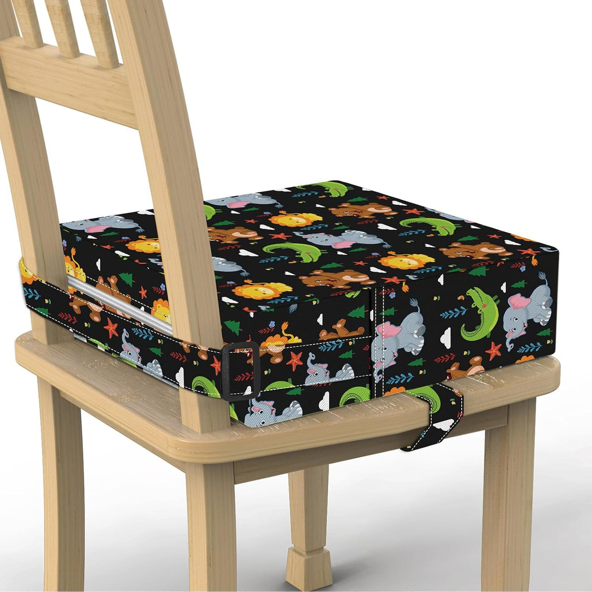 Toddler Booster Seat for Dining Table, Removable Chair Cushion