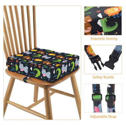Toddler Booster Seat for Dining Table, Removable Chair Cushion