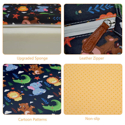 Toddler Booster Seat for Dining Table, Removable Chair Cushion