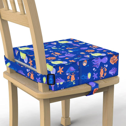 Toddler Booster Seat for Dining Table, Removable Chair Cushion