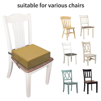 Toddler Booster Seat for Dining Table, Removable Chair Cushion