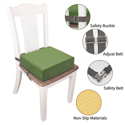 Toddler Booster Seat for Dining Table, Removable Chair Cushion