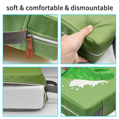Toddler Booster Seat for Dining Table, Removable Chair Cushion