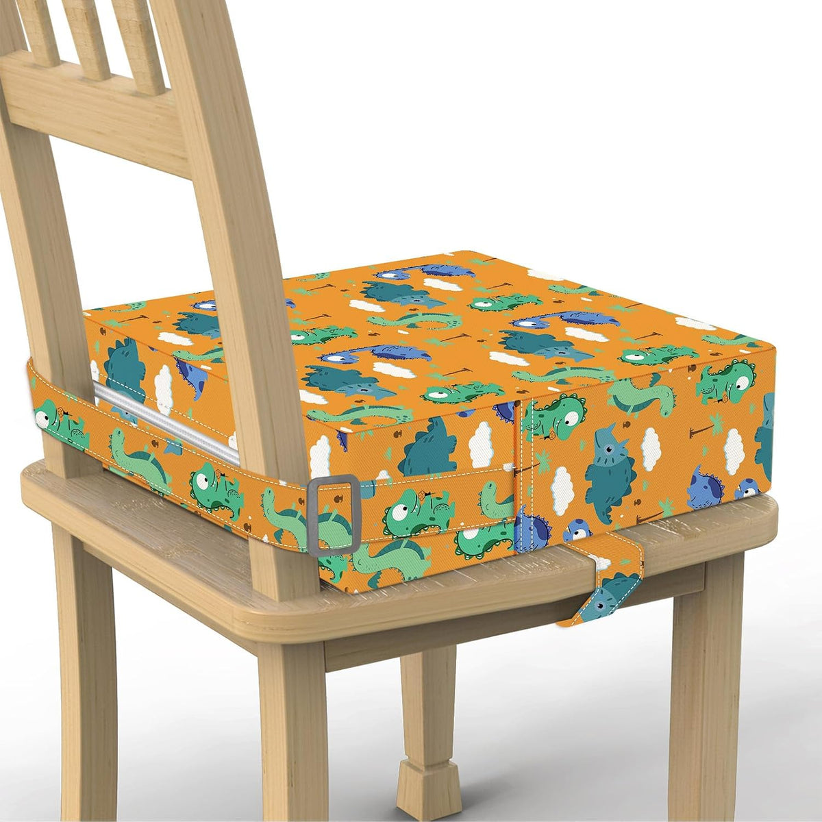 Toddler Booster Seat for Dining Table, Removable Chair Cushion