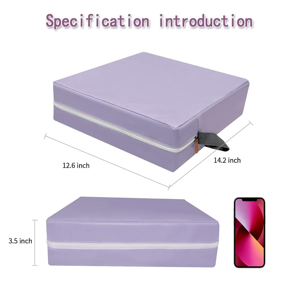 Toddler Booster Seat for Dining Table, Removable Chair Cushion