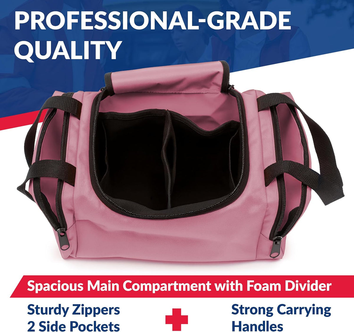 Dixigear Empty First Responder II Bag 10.5" x 5" x 8" - Pink