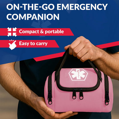 Dixigear Empty First Responder II Bag 10.5" x 5" x 8" - Pink