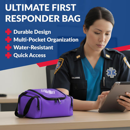 Dixigear Empty First Responder II Bag 10.5" x 5" x 8" - Pink