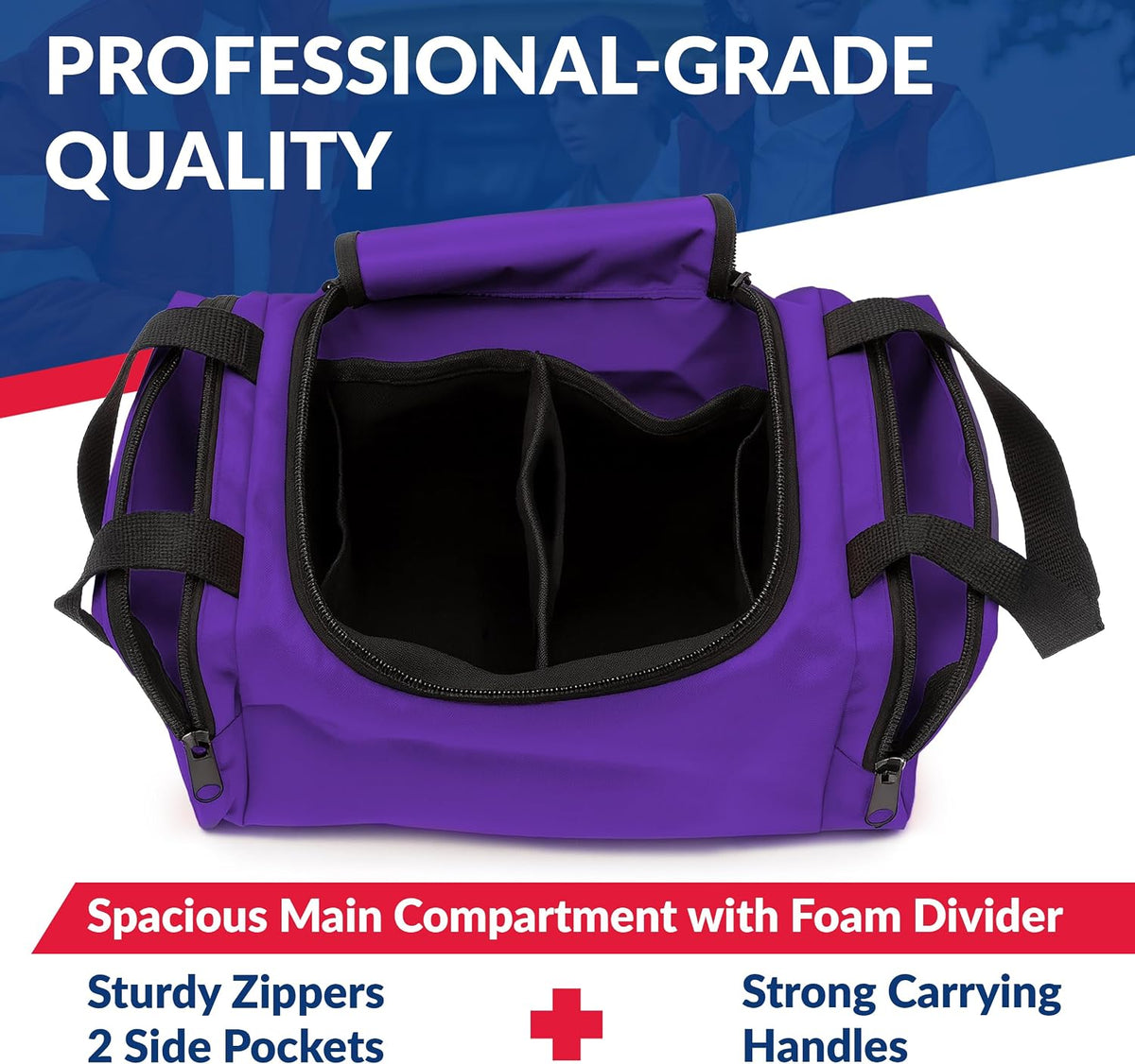 Dixigear Empty First Responder II Bag 10.5" x 5" x 8" - Pink