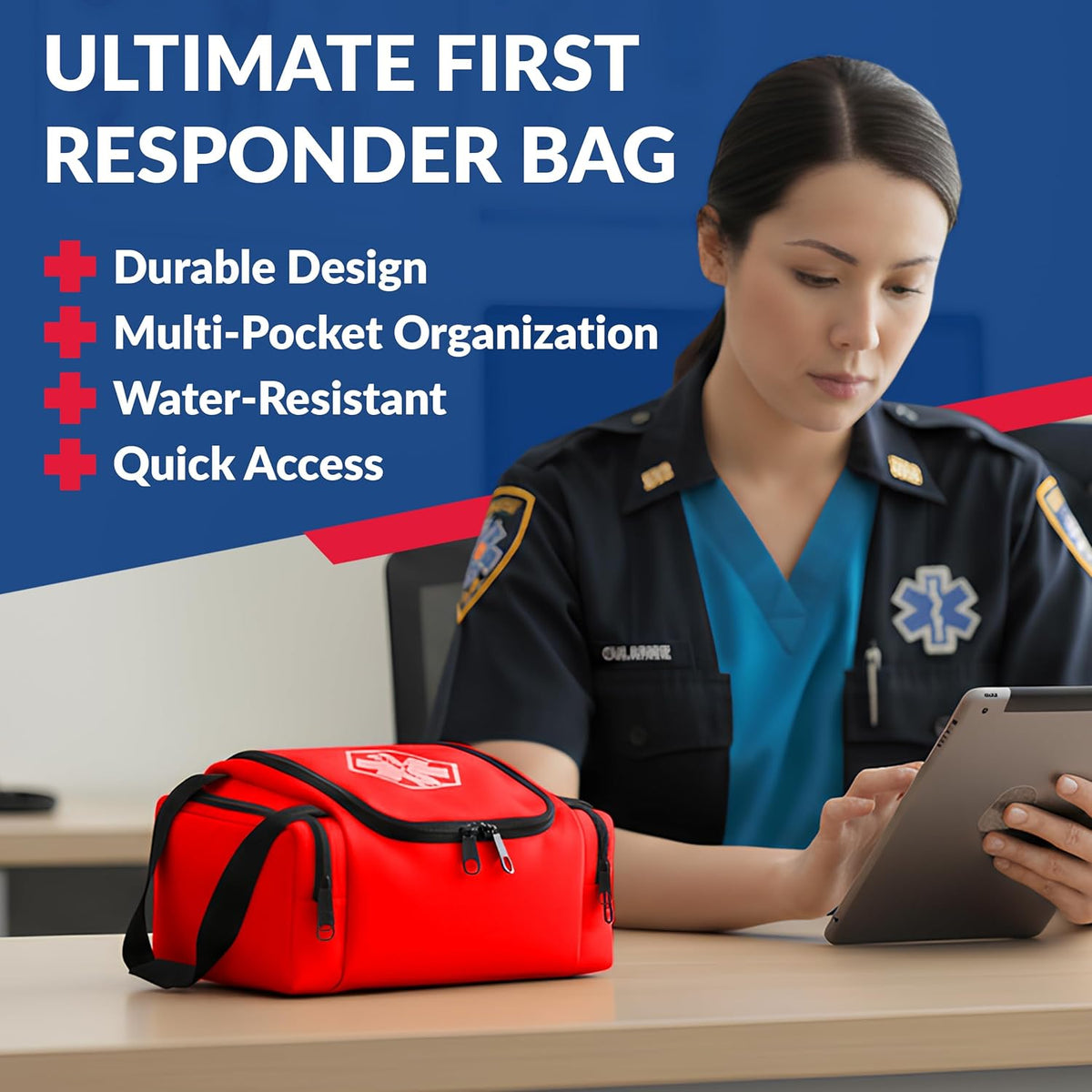 Dixigear Empty First Responder II Bag 10.5" x 5" x 8" - Pink