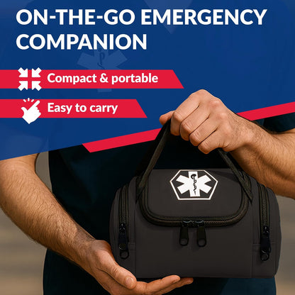 Dixigear Empty First Responder II Bag 10.5" x 5" x 8" - Pink