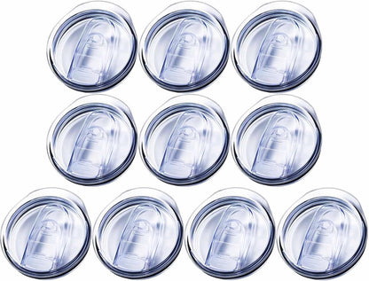 3 Pack 20oz Skinny Straight Body Stainless Steel Tumbler Replacement Lid，Spill Proof Splash Resistant Silicon Sliding cover for 2.76inch mouth，Straw Friendly for work, travel and Daily Life