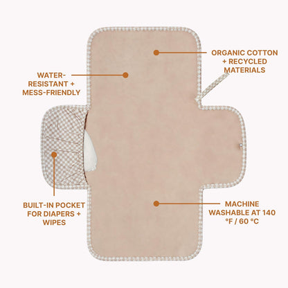 Mini Maven Portable Changing Pad Travel Diaper Clutch