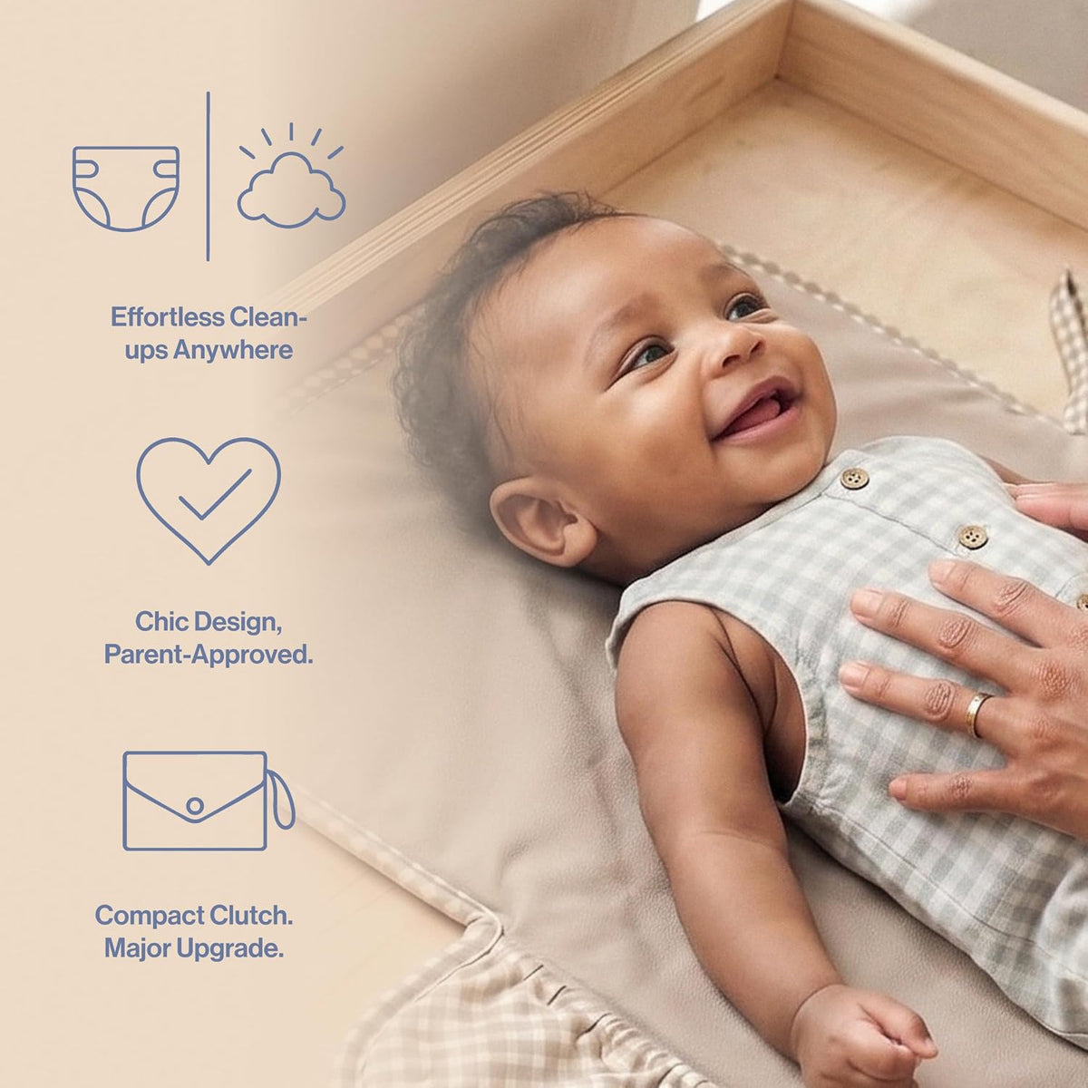 Mini Maven Portable Changing Pad Travel Diaper Clutch