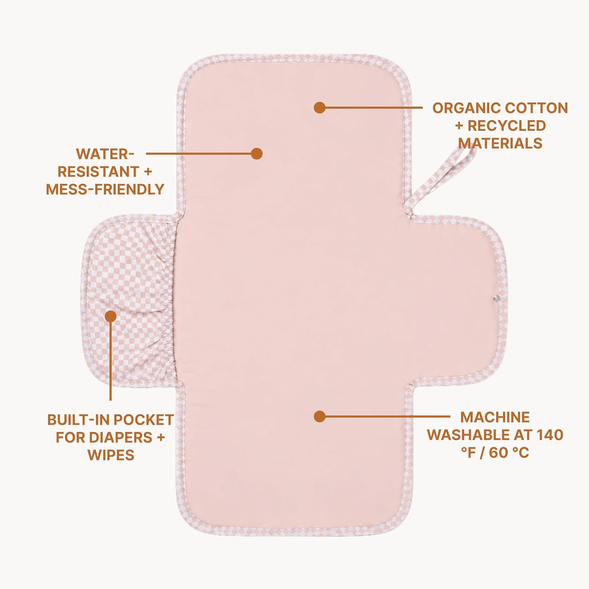 Mini Maven Portable Changing Pad Travel Diaper Clutch