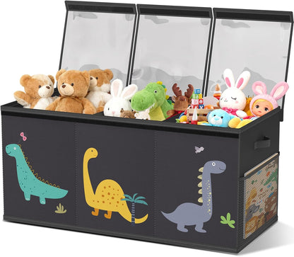 Toy Box Storage for Kids, Extra Large Collapsible Organizer with Lid