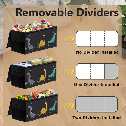 Toy Box Storage for Kids, Extra Large Collapsible Organizer with Lid
