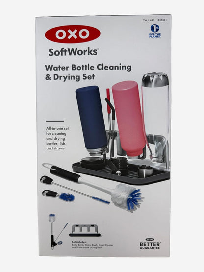 Softworks Water Bottle Cleaning & Drying Set