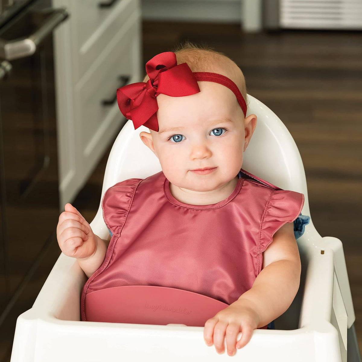 Silicone Pocket Bibs - Waterproof, Food Catching, Mess-Proof Bibs for 6-24 Months Baby Boy and Girl, Toddlers