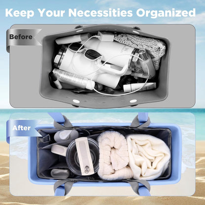 Beach Bag Organizer Insert Divider for Baby Bogg Bags Beach Tote