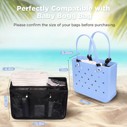 Beach Bag Organizer Insert Divider for Baby Bogg Bags Beach Tote