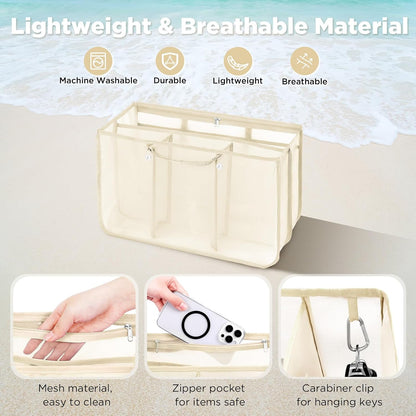 Beach Bag Organizer Insert Divider for Baby Bogg Bags Beach Tote