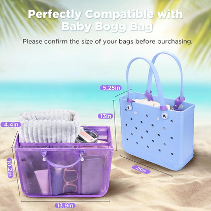 Beach Bag Organizer Insert Divider for Baby Bogg Bags Beach Tote
