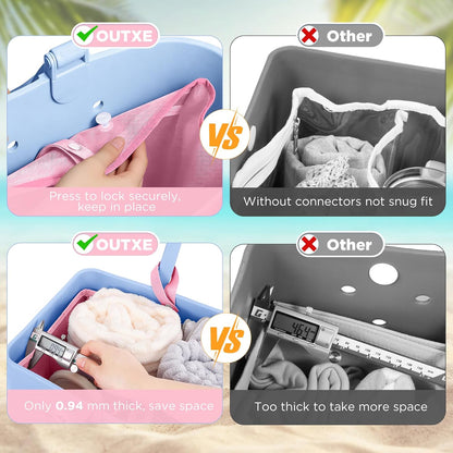 Beach Bag Organizer Insert Divider for Baby Bogg Bags Beach Tote