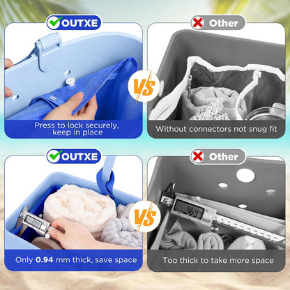 Beach Bag Organizer Insert Divider for Baby Bogg Bags Beach Tote