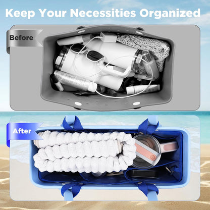 Beach Bag Organizer Insert Divider for Baby Bogg Bags Beach Tote