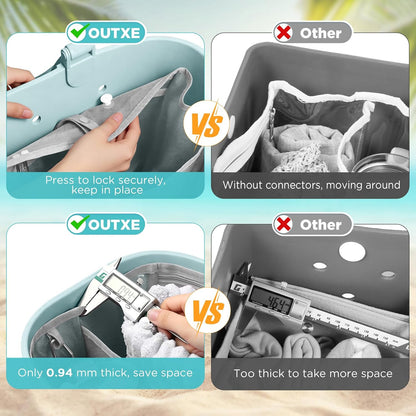Beach Bag Organizer Insert Divider for Baby Bogg Bags Beach Tote